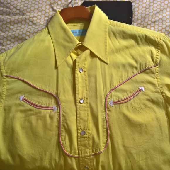 Vintage Alessandro Gherardeschi Western Style Shirt Sz M - Picture 5 of 6